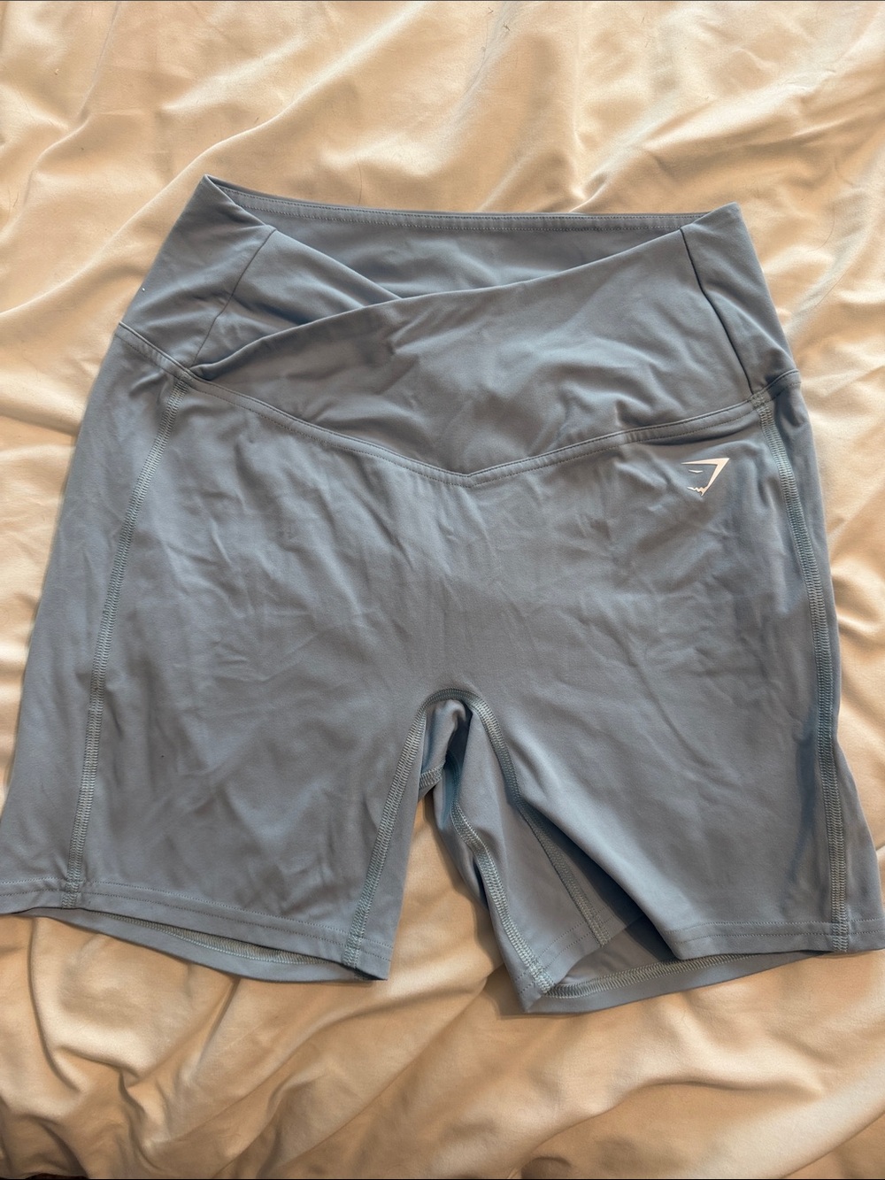 Gymshark Men’s Pale Blue Performance Bike Shorts